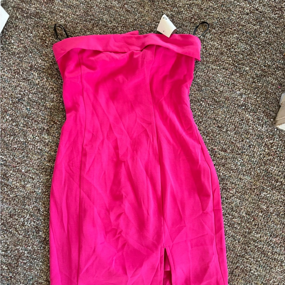 New pink mini dress
